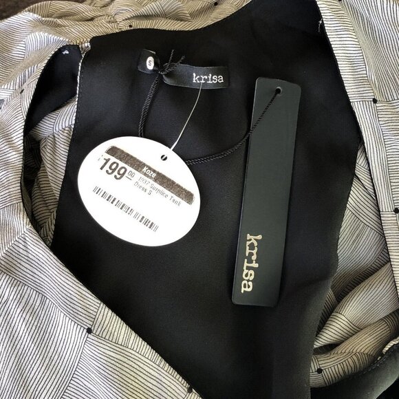 krisa Surplice Ruched Tank Dress Gray Size Small - Picture 7 of 8